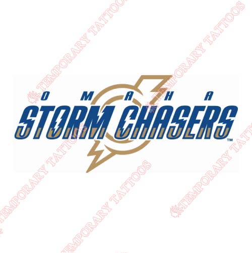 Omaha Storm Chasers Customize Temporary Tattoos Stickers NO.8205